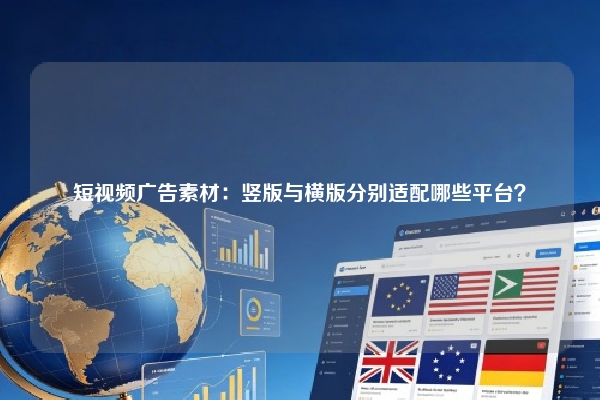 短视频广告素材：竖版与横版分别适配哪些平台？