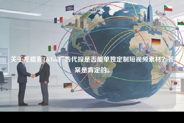 关于龙禧客TikTok广告代投是否能单独定制短视频素材？答案是肯定的。